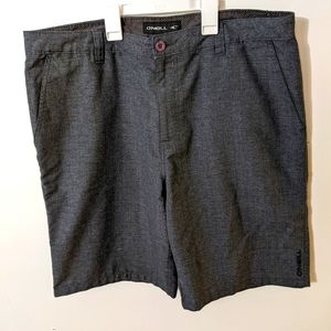 Men's O'Neill golf shorts.  Gray.  Size 36.  In great condition.
